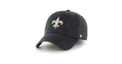 47 Brand Men's Black New Orleans Saints Franchise Logo Fitted Hat