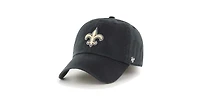 47 Brand Men's Black New Orleans Saints Franchise Logo Fitted Hat