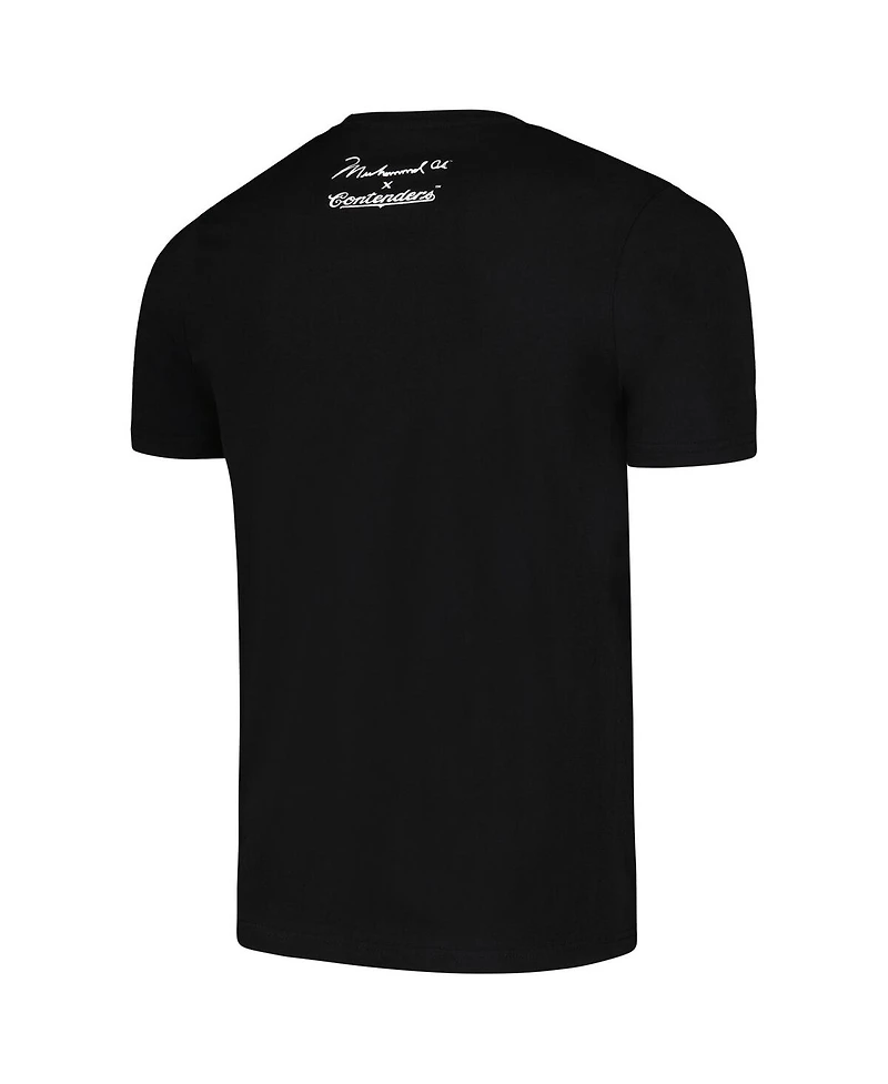 Contenders Clothing Unisex Muhammad Ali Black Rumble the Jungle T-Shirt