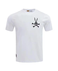 Freeze Max Men's Bugs Bunny White Looney Tunes Melted Skeleton T-Shirt