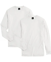 Hanes Beefy-t Unisex Long-Sleeve T-Shirt, 2-Pack