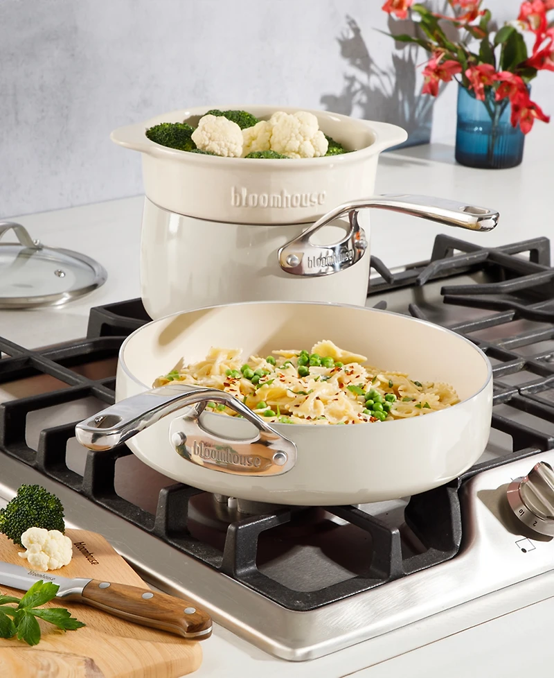 Bloomhouse 4 Piece Enamel Cookware Set