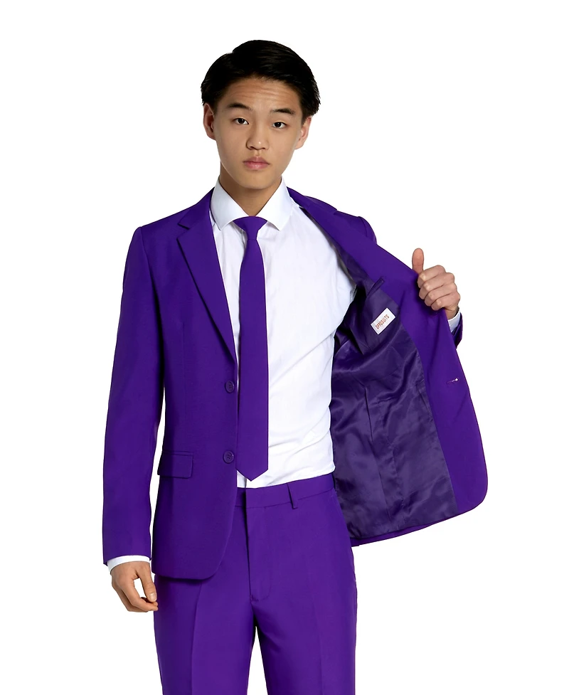 OppoSuits Big Boys Purple Prince 3-Piece Suit