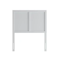 Merrick Lane Grady Twin Raised Panel Wooden Adjustable Headboard Only