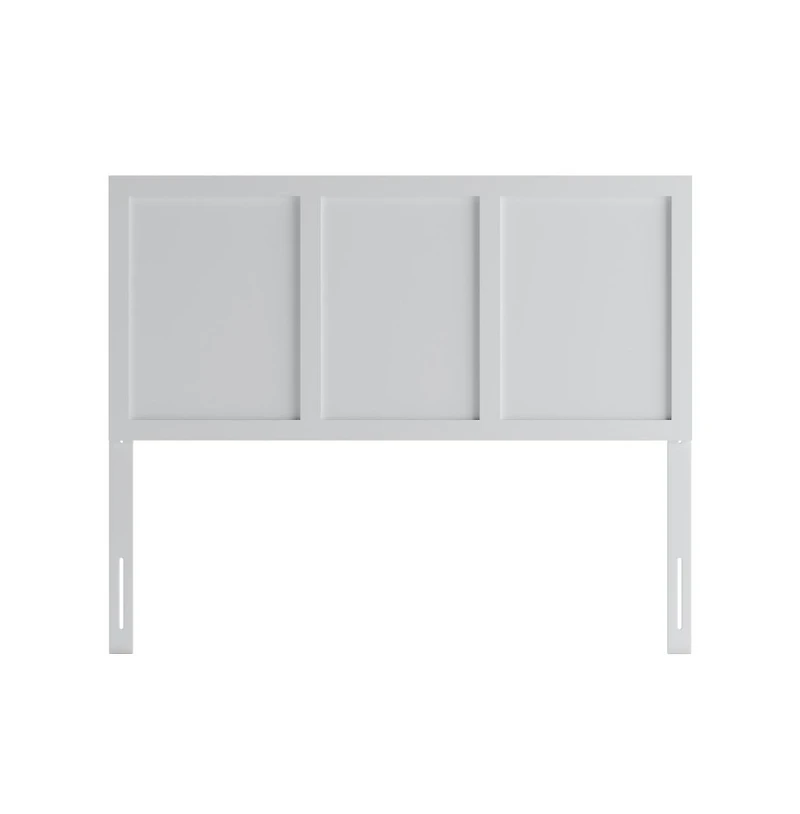 Merrick Lane Grady Full Raised Panel Wooden Adjustable Headboard Only