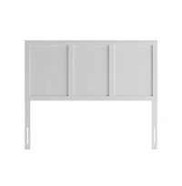 Merrick Lane Grady Full Raised Panel Wooden Adjustable Headboard Only