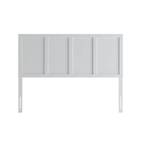 Merrick Lane Grady Queen Raised Panel Wooden Adjustable Headboard Only