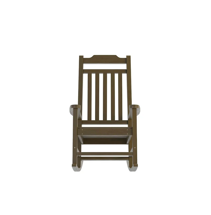 Merrick Lane Set Of 2 Hillford Poly Resin Indoor/Outdoor Rocking Chairs