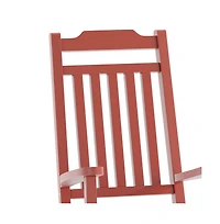 Merrick Lane Set Of 2 Hillford Poly Resin Indoor/Outdoor Rocking Chairs