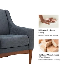 Fabric Accent Chair for Living Room Bedroom