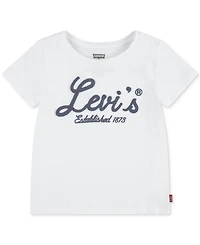 Levi's Little Girls Script Logo Graphic T-Shirt