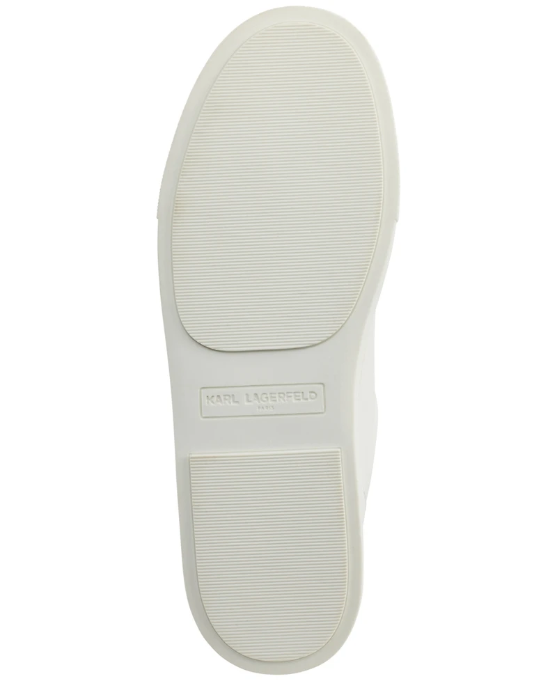 Karl Lagerfeld Paris Women's Calico Patch Embellished-Heel Sneakers