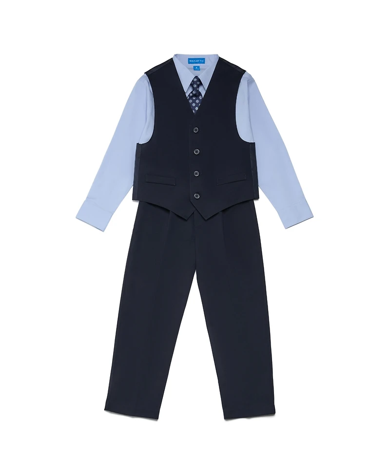 Haggar Little Boys Washable 4 Piece Vest Set