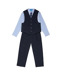 Haggar Little Boys Washable 4 Piece Vest Set