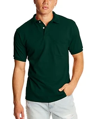 Hanes EcoSmart Men's Pocket Polo Shirt, 2-Pack
