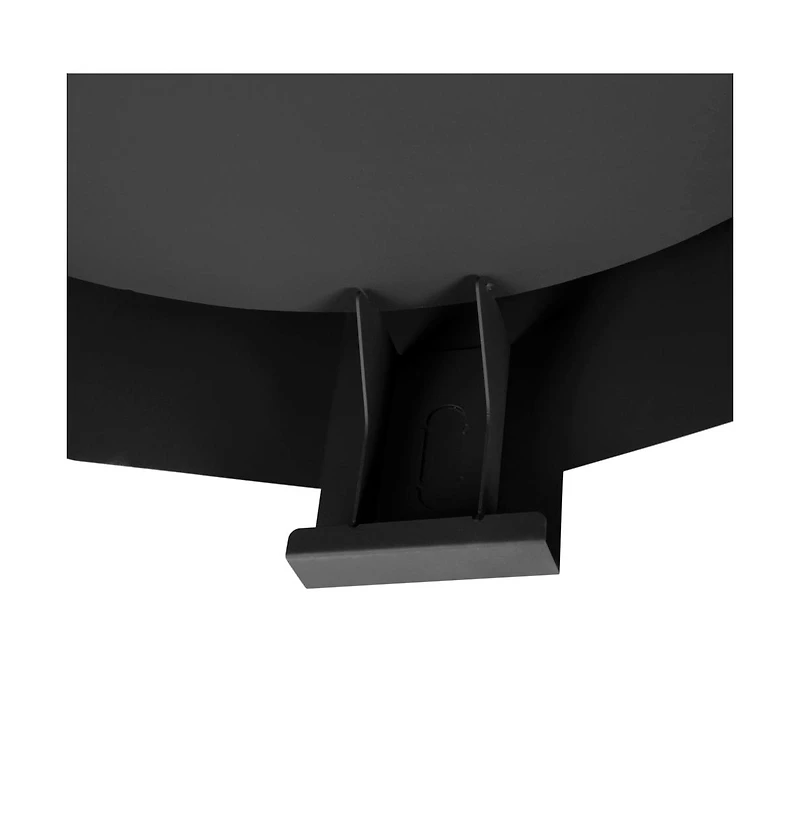 Merrick Lane Aries Portable Steel Smokeless Wood Burning Outdoor Firepit With Waterproof Cover