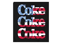 Hybrid Apparel Coca Cola Americana Mens Jersey Tank