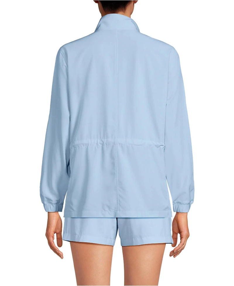 Lands' End Women's Performance Packable Full Zip Shirt