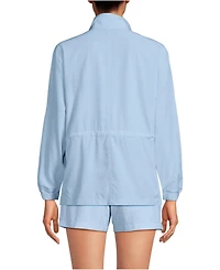 Lands' End Women's Performance Packable Full Zip Shirt
