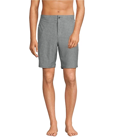 Lands' End Men's Shoreline 9" Swim Trunks
