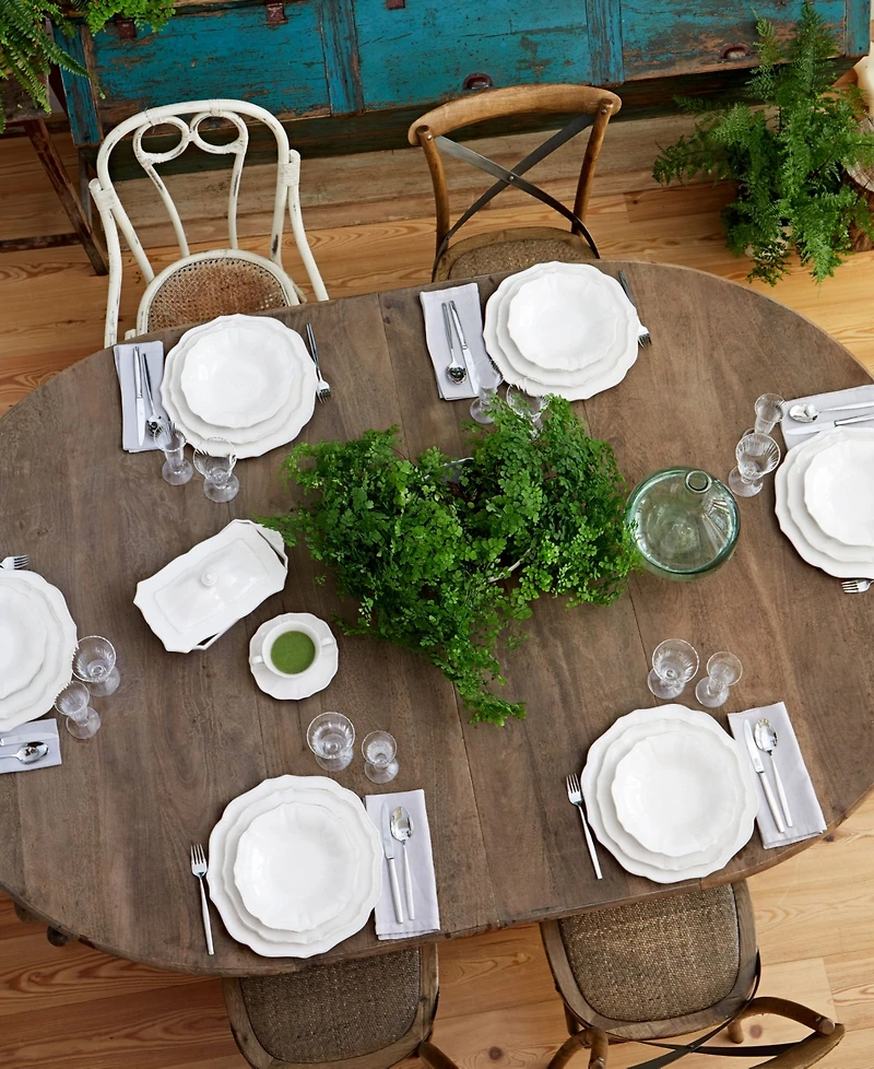 Casafina by Costa Nova Impressions White Salad Plate