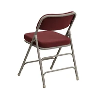 Emma+Oliver 2 Pack Home & Office Portable Party Events Fabric Padded Metal Folding Chair