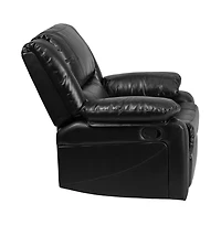 Emma+Oliver Recliner With Bustle Back And Padded Arms