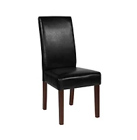 Emma+Oliver Two Mid-Century Parson'S Chairs And Finished Hardwood Frame For Kitchen, Dining Room & More