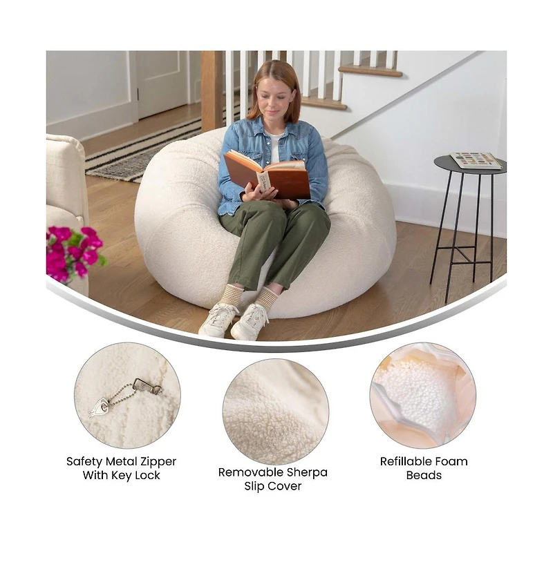 Oversized Bean Bag Chair For Kids And Adults