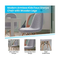 Children's Lyon Accent Chair, Modern Chair For Bedroom, Entryway, And Living Room