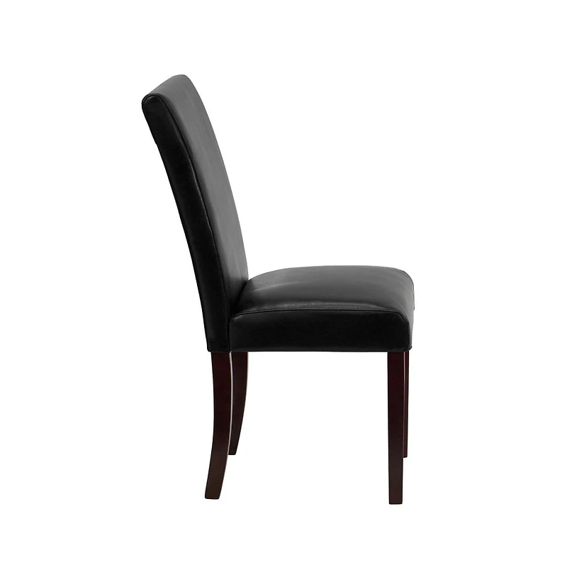 Vallia Series Set Of 4 Panel Back Parson'S Chairs For Kitchen, Dining Room And More