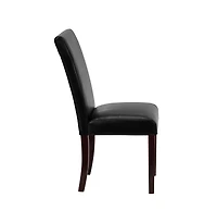Vallia Series Set Of 4 Panel Back Parson'S Chairs For Kitchen, Dining Room And More