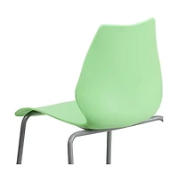 Multipurpose Home Office Stack Chair With Lumbar Support