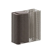 Set Of 10 Stackable Folding Plastic Chairs