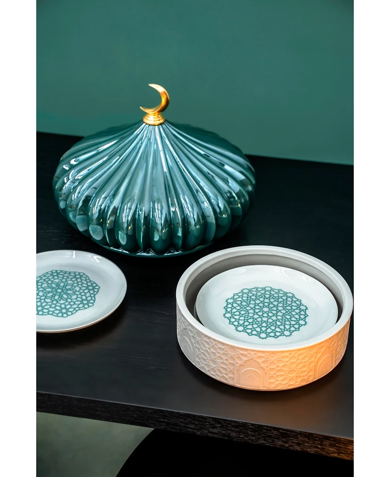 Lladro Majestic Nights Box with Plates