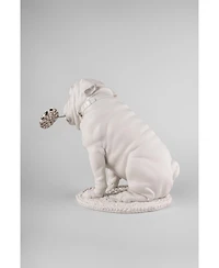 Lladro Bulldog with Lollipop Re-Deco