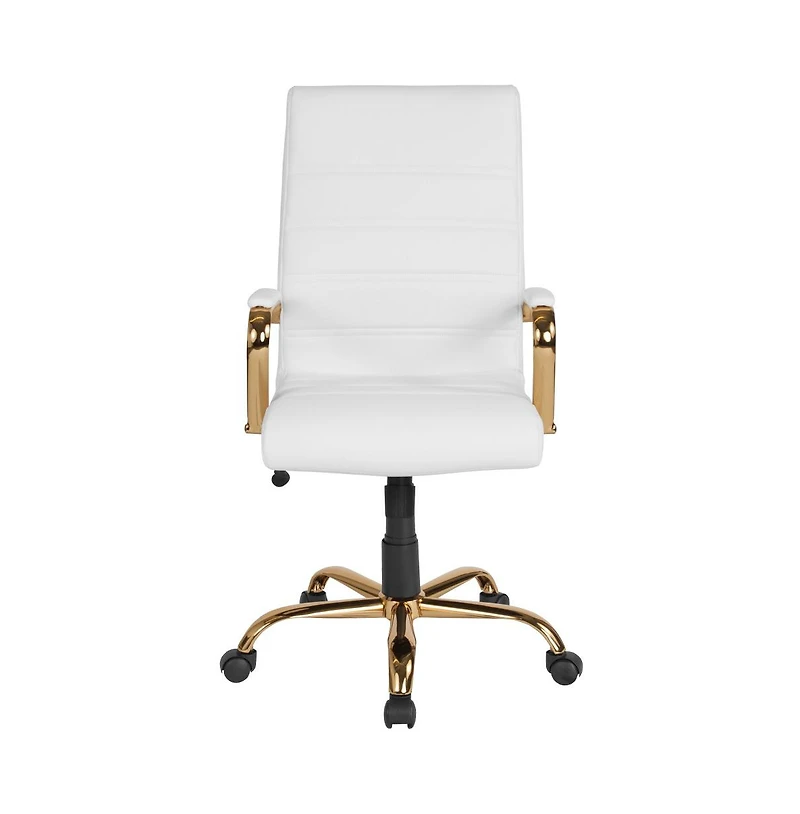 Milano Contemporary High-Back Home Office Chair With Padded Arms