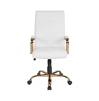 Milano Contemporary High-Back Home Office Chair With Padded Arms