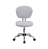 Emma+Oliver Mid-Back Mesh Padded Swivel Task Office Chair With Chrome Base