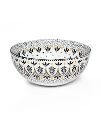 Portmeirion Sara Miller Artisanne Noir Cereal Bowls, Set of 4