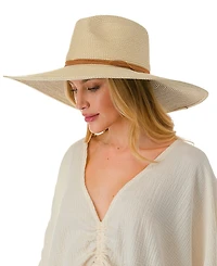 Marcus Adler Women's Straw Floppy Hat