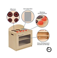 Children's Wooden Kitchen Set-Stove/Sink/Refrigerator For Commercial Or Home Use