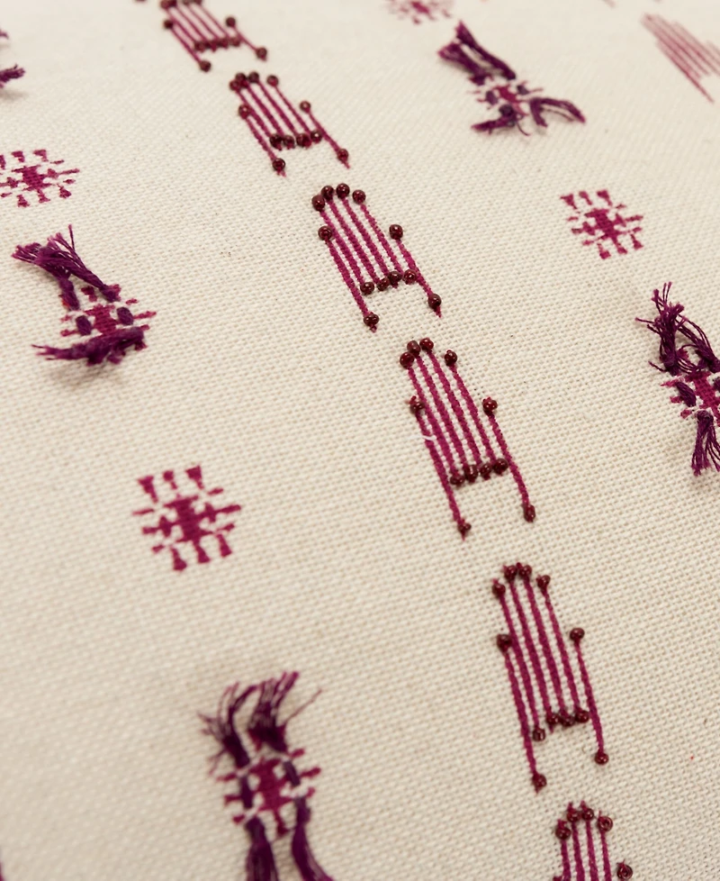 Closeout! Rizzy Home Geometric Polyester Filled Decorative Pillow, 14" x 26"