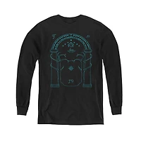 Lord Of The Rings Youth Doors Durin Long Sleeve Sweatshirts