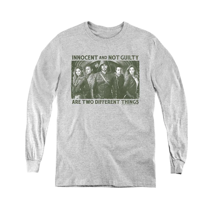 Arrow Youth Not Guilty Long Sleeve Sweatshirts