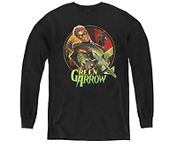 Justice League Boys of America Youth Sunset Archer Long Sleeve Sweatshirts