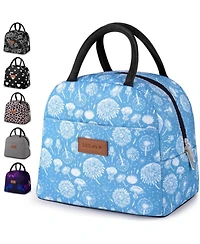 Insulated Tote Lunch Bag With Soft Padded Handles