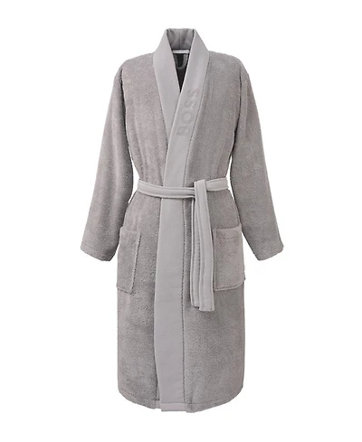 Boss Home Plain Kimono Cotton Men's Bathrobe