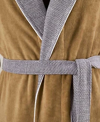 Boss Home Lord Men's Cotton Velour Shawl Bathrobe