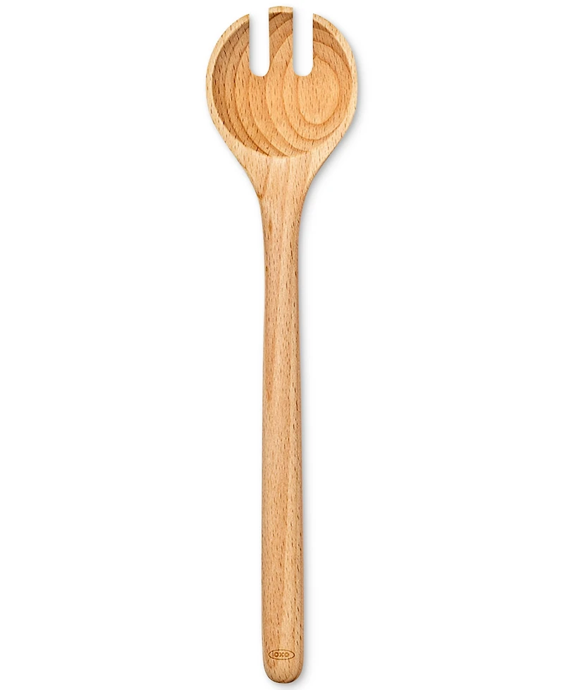 Oxo Good Grips Beech Wood 2-Piece Salad Server Set